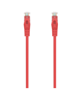 CABLE RED AISENS LATIGUILLO RJ45 LSZH CAT6A UTP AWG24 25CM ROJO