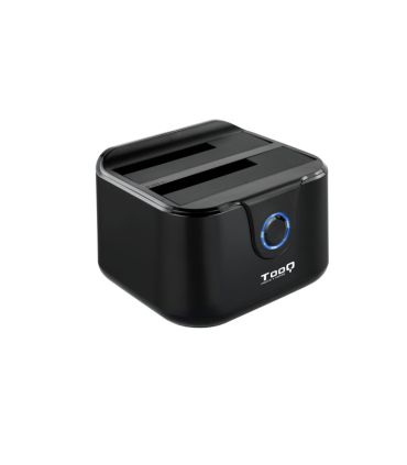 DOCK TOOQ TQDS 802B 2xSATA 25 35 USB 30 CLONE OTB NEGRO