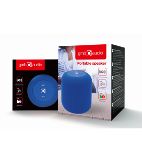 ALTAVOZ PORTATIL GEMBIRD 5W BLUETOOTH CON MICRO AZUL