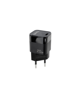 CARGADOR DE PARED TOOQ USB C PD 20W NEGRO