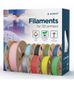 FILAMENTO GEMBIRD PLA 1,75mm 200g AZUL