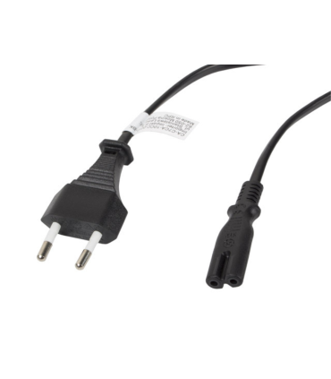 CABLE LANBERG DE ALIMENTACION OCHO CEE 7 16 A IEC320 C7 NEGRO 3M