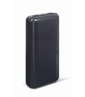 POWERBANK GEMBIRD 20000mAh 1x microUSB A 2x USB A NEGRO