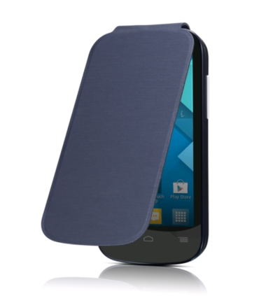 PROTECTOR FUNDA FLIP COVER ALCATEL C3 GREY