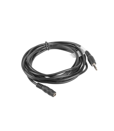 CABLE ESTEREO LANBERG JACK 35 MM MACHO JACK 35MM HEMBRA 3M NEGRO
