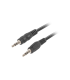 CABLE ESTEREO LANBERG JACK 35MM MACHO JACK 35MM MACHO 12M NEGRO