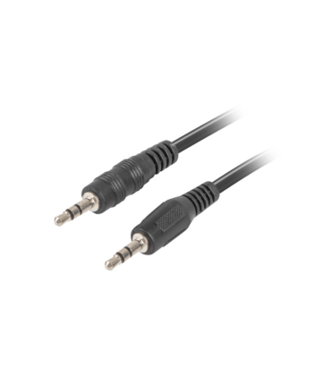 CABLE ESTEREO LANBERG JACK 35MM MACHO JACK 35MM MACHO 12M NEGRO