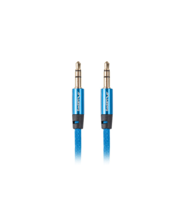 CABLE ESTEREO LANBERG JACK 35MM MACHO JACK 35MM MACHO 1M AZUL
