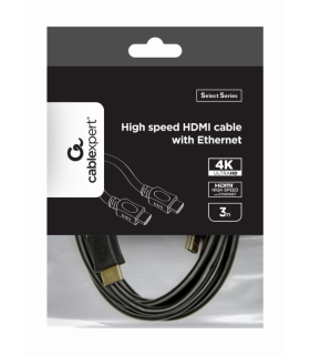 CABLE HDMI GEMBIRD MACHO MACHO 4K ALTA VELOCIDAD 3M SELECT SERIES