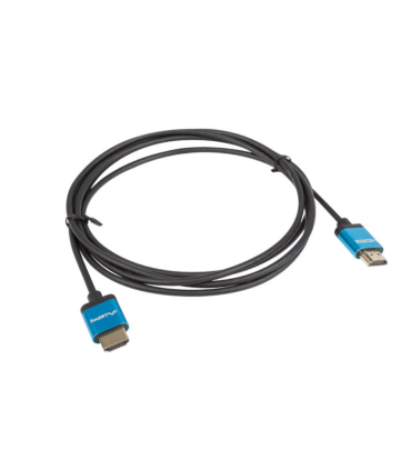 CABLE HDMI LANBERG MACHO MACHO V20 4K SLIM 1M NEGRO