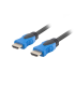 CABLE HDMI LANBERG MACHO MACHO V20 CU 4K 3M NEGRO