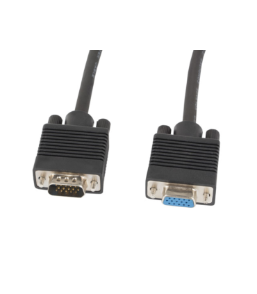 CABLE VGA LANBERG MACHO HEMBRA FERRITA NEGRO 18 M