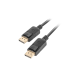 CABLE DISPLAYPORT LANBERG MACHO MACHO 4K NEGRO 18M