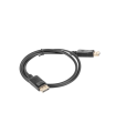 Cable DisplayPort Lanberg, 1 m, negro