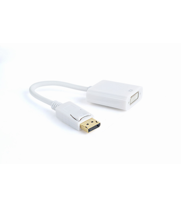 CABLE ADAPTADOR GEMBIRD DISPLAYPORT A DVI MACHO HEMBRA BLANCO