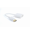 CABLE ADAPTADOR GEMBIRD DISPLAYPORT A DVI MACHO HEMBRA BLANCO