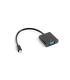 ADAPTADOR LANBERG MINIDISPLAYPORT MACHO VGA HEMBRA 20CM NEGRO