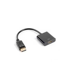 ADAPTADOR LANBERG DISPLAYPORT MACHO HDMI HEMBRA 10CM