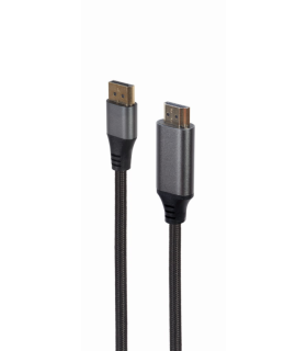 CABLE DISPLAYPORT GEMBIRD A HDMI MACHO MACHO 4K V12 18 PREMIUM SERIES