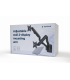 AJUSTABLE WALL DISPLAY MOUNTING ARM UP TO 27 7 KG GEMBIRD