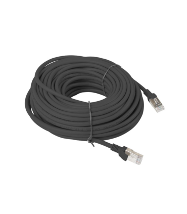 CABLE RED LANBERG LATIGUILLO CAT6 UTP 20M NEGRO FLUKE PASSED