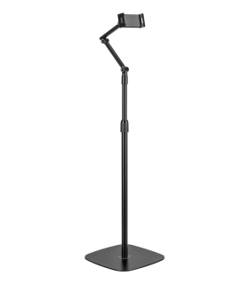 SOPORTE AISENS SUELO UNIVERSAL AJUSTABLE 3 PIVOTES TABLET NEGRO