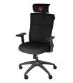 SILLA GAMING GENESIS ASTAT 200 G2 ERGONOMICA GASLIFT 4 120KG NEGRA