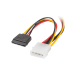 CABLE LANBERG ALIMENTACION MOLEX MACHO A 2X SATA HEMBRA 15 CM