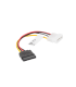 CABLE LANBERG ALIMENTACION MOLEX MACHO A SATA HEMBRA 15 CM