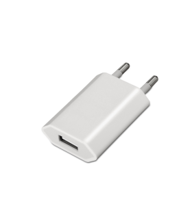 MINI CARGADOR AISENS USB 5V 1A BLANCO