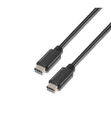 CABLE USB 20 AISENS 3A TIPO USB C M USB C M NEGRO 30M