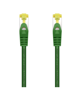 CABLE RED AISENS LATIGUILLO RJ45 LSZH CAT7 SFTP PIMF 25CM VERDE