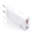 CARGADOR AISENS GAN ULTRA DELGADO 30W USB-C PD3.0 QC4.0 USB-A QC3.0