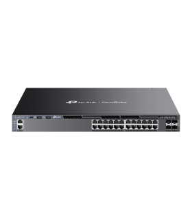 MANAGED SWITCH OMADA POE 24 PORT GIGABIT STACKABLE L3 WITH 4 10GE SFP SLOTS