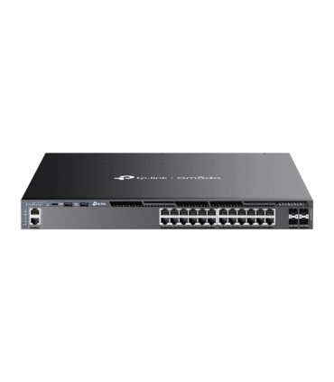 MANAGED SWITCH OMADA POE 24 PORT GIGABIT STACKABLE L3 WITH 4 10GE SFP SLOTS