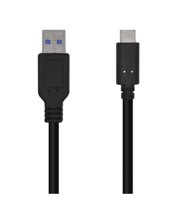 CABLE AISENS USB 31 GEN2 10GBPS 3A TIPO USB C M A M NEGRO 15mt