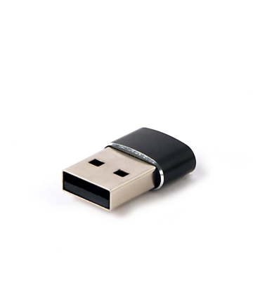 ADAPTADOR GEMBIRD USB AM A TIPO C HEMBRA NEGRO