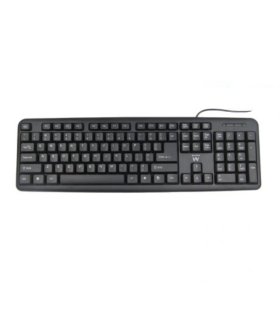 TECLADO EWENT PORTUGUES USB NEGRO