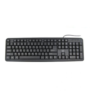 TECLADO EWENT PORTUGUES USB NEGRO