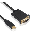 CABLE CONVERTIDOR EWENT USB-C A VGA MACHO 1080p/60Hz 1,8M