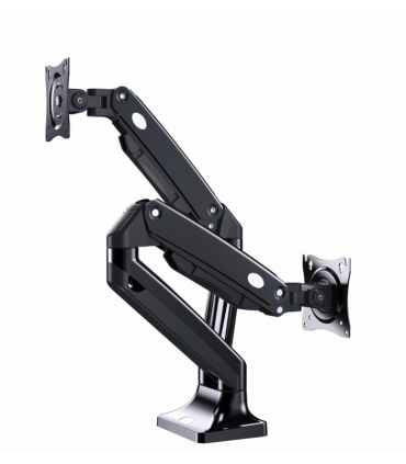 BRAZO DE MONITOR GEMBIRD PARA 2 PANTALLAS DE ESCRITORIO AJUSTABLE 17 32 PULG