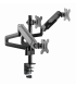 BRAZO DE MONITOR GEMBIRD AJUSTABLE DE MESA PARA 3 MONITORES MOV COMPLETO