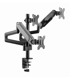 BRAZO DE MONITOR GEMBIRD AJUSTABLE DE MESA PARA 3 MONITORES MOV COMPLETO
