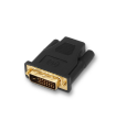 ADAPTADOR AISENS DVI A HDMI 24 1 M-HDMI A H ORO NEGRO