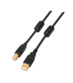 CABLE AISENS USB 2.0 IMPRESORA ALTA CALIDAD FERRITA A/M-B/M 2.0M