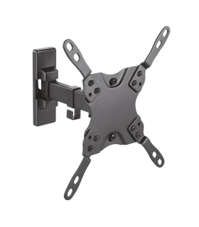 SOPORTE AISENS GIRA INCLIN Y NIVEL MONITOR TV 20KG 2 PIVOTES DE 13 42 NEGRO