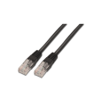 CABLE RED AISENS  LATIGUILLO RJ45 CAT.6 UTP AWG24 NEGRO 0.5M