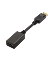 CONVERSOR AISENS DISPLAYPORT A HDMI DP M-HDMI A H NEGRO 15CM