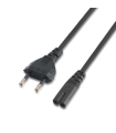 CABLE ALIMENTACION AISENS FORMA 8 CEE7 16 M-C7 H NEGRO 1.5M