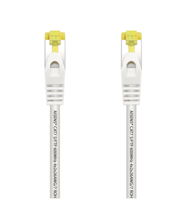 CABLE RED AISENS LATIGUILLO RJ45 LSZH CAT7 SFTP PIMF 20M BLANCO